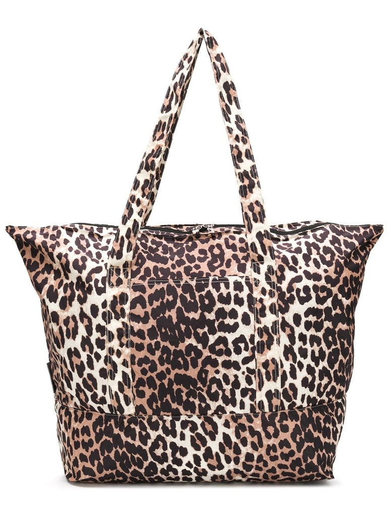 Leopard tote bag