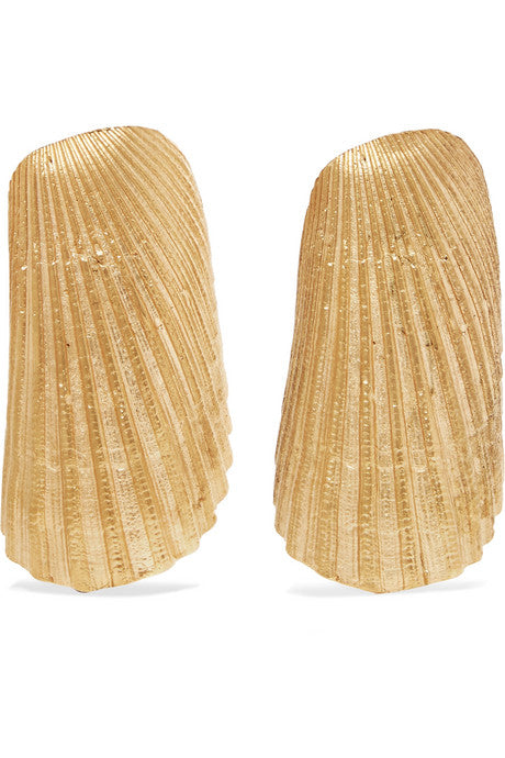 Gold-plated earrings