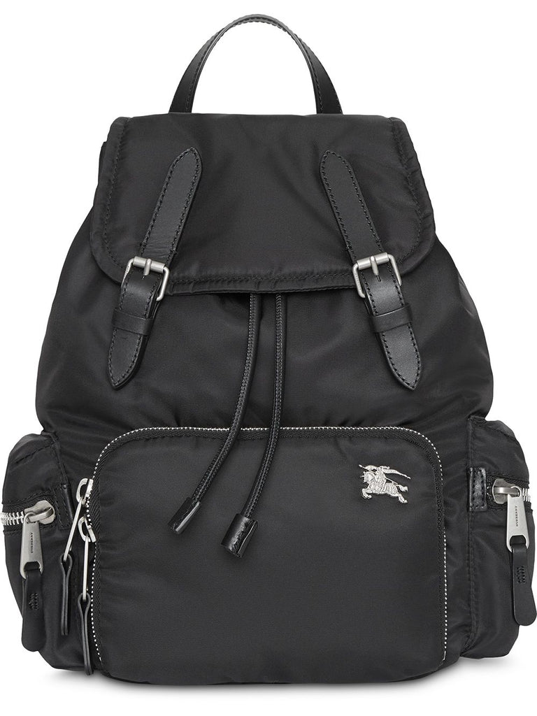 The Medium Rucksack in Nylon and Leather