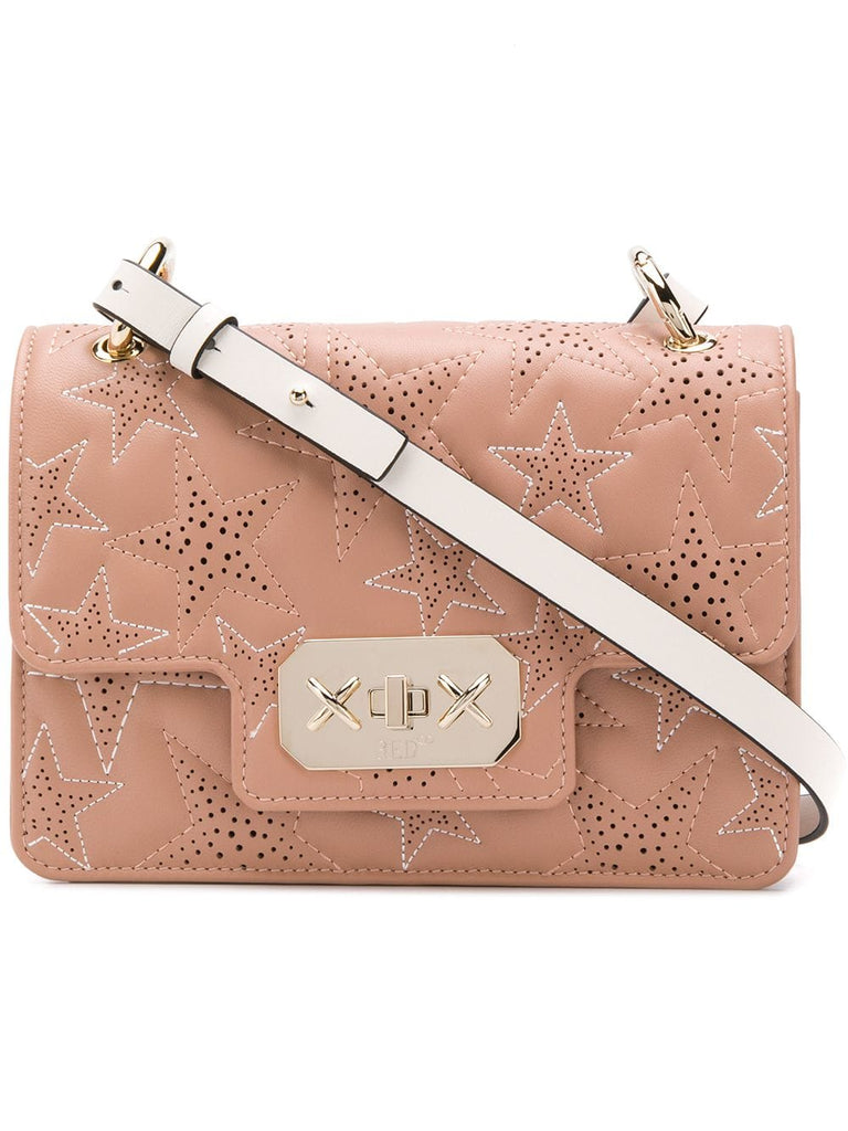 RED(V) star embellished shoulder bag