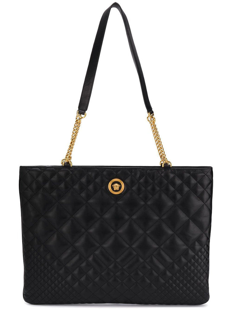 oversized quilted shoulder bag