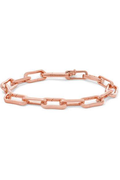 Alta Capture rose gold vermeil charm bracelet