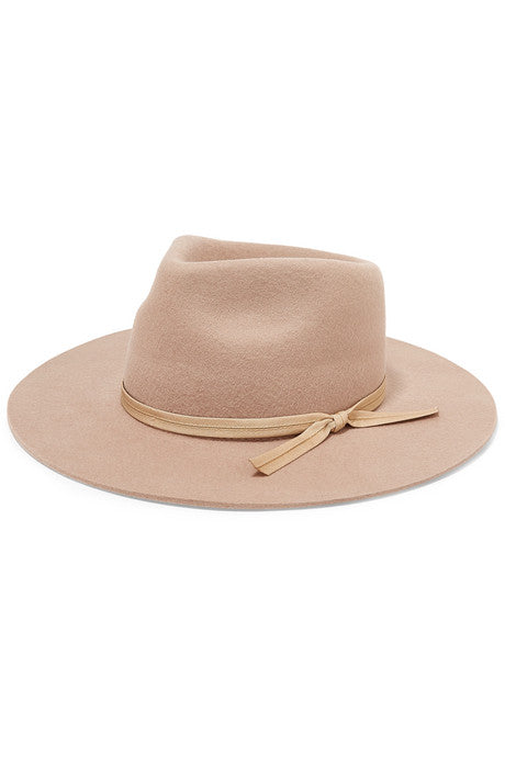 The Zulu grosgrain-trimmed wool-felt fedora