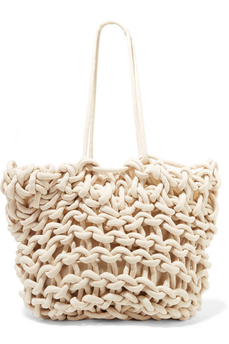 Bea woven cotton tote