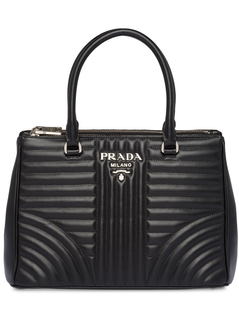 Prada Diagramme leather handbag