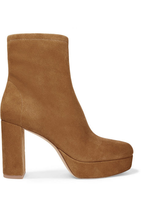 Yasmine suede platform ankle boots