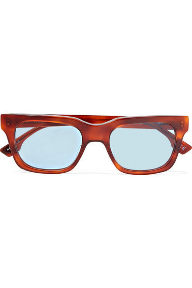 Fellini square-frame tortoiseshell acetate sunglasses