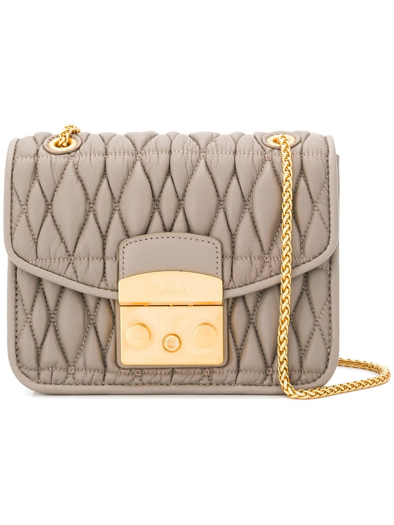 Metropolis quilted shoulder bag