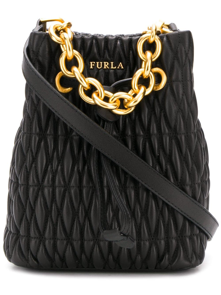 Stasy quilted bucket bag