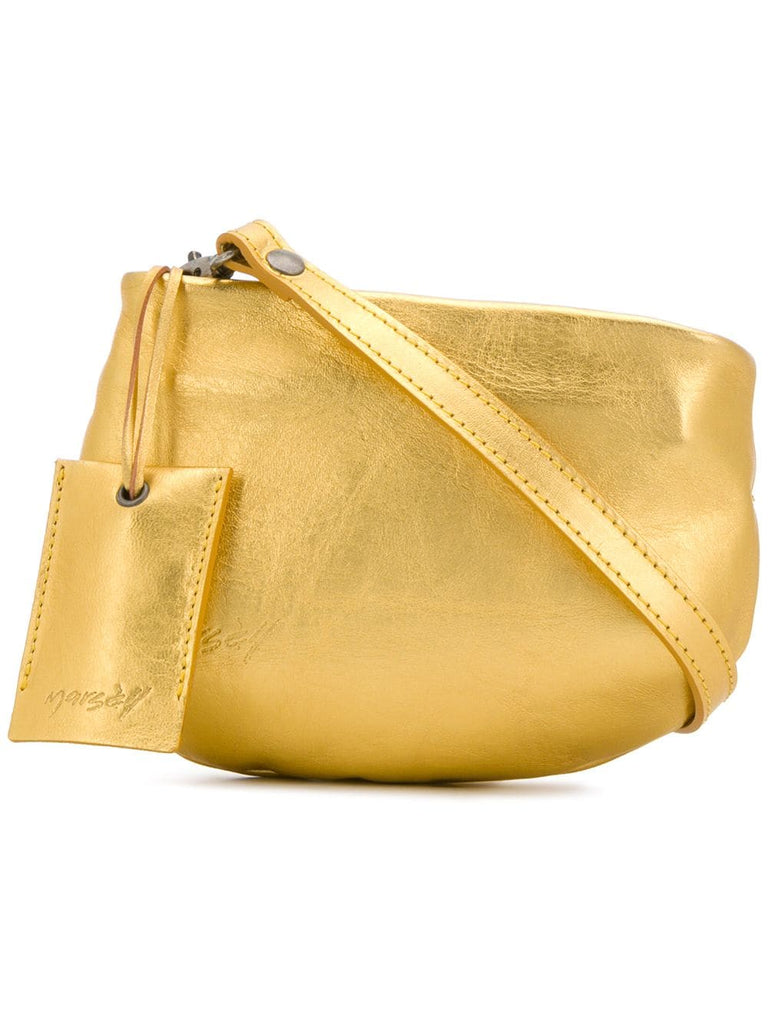 metallic cross body bag