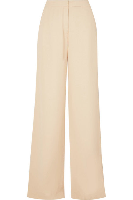 Woven wide-leg pants