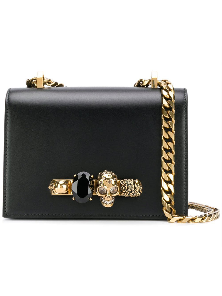 jewelled satchel bag