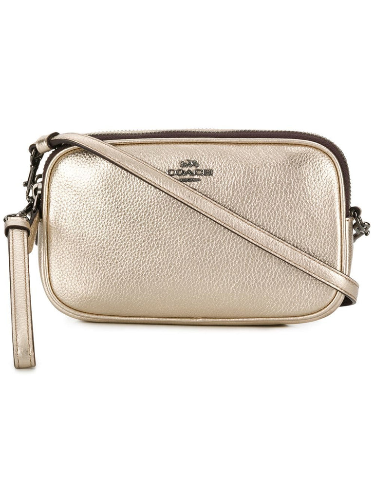 metallic crossbody bag