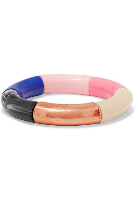 Bang resin and copper-plated bangle