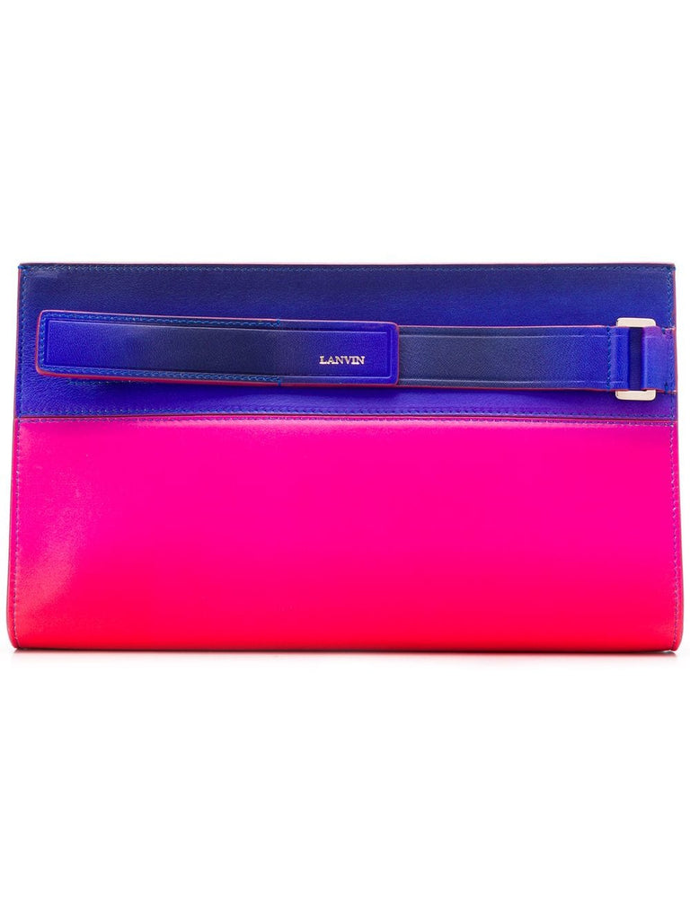 degradé clutch bag