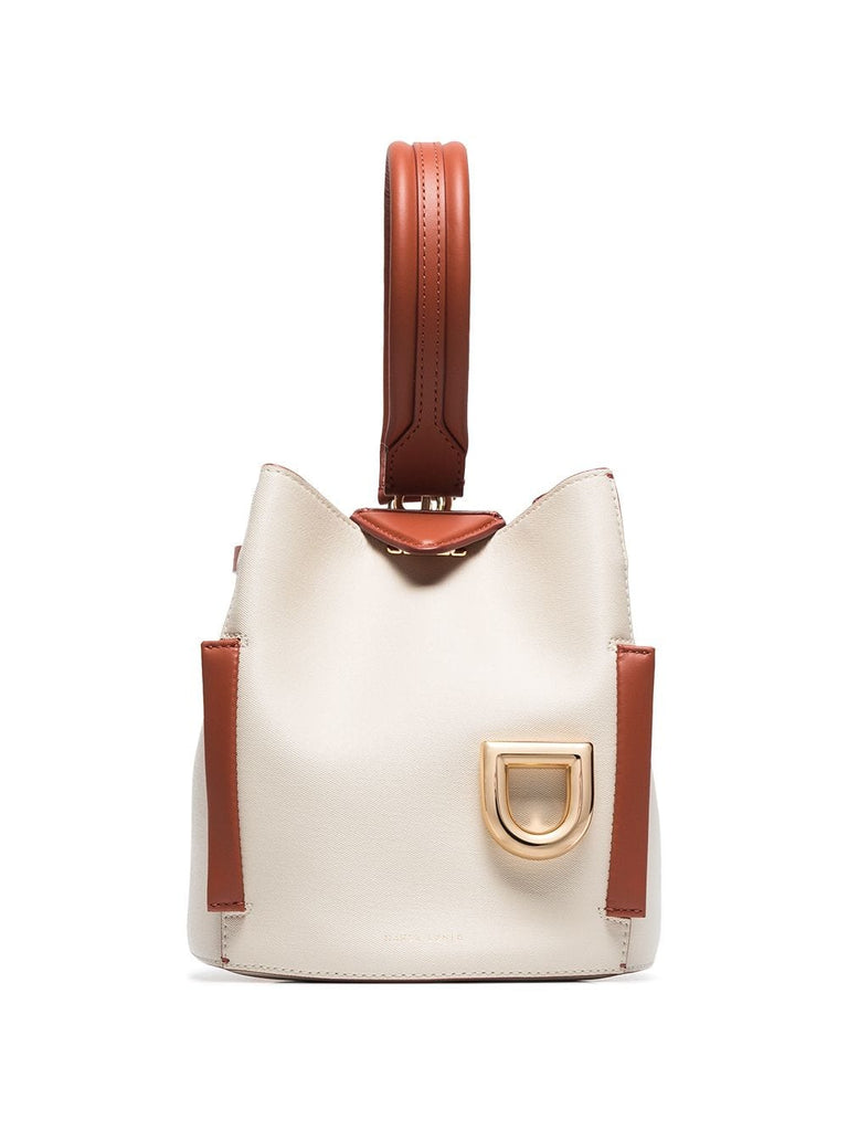 white Josh leather shoulder bag