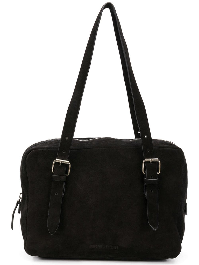 buckled shoulder bag