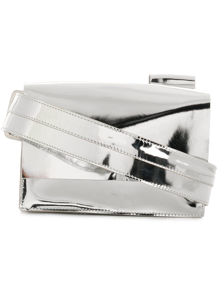 metallic belt bag