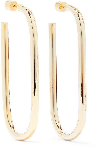 Ruba gold-plated hoop earrings