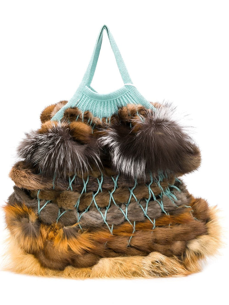 Danak fur trimmed bag