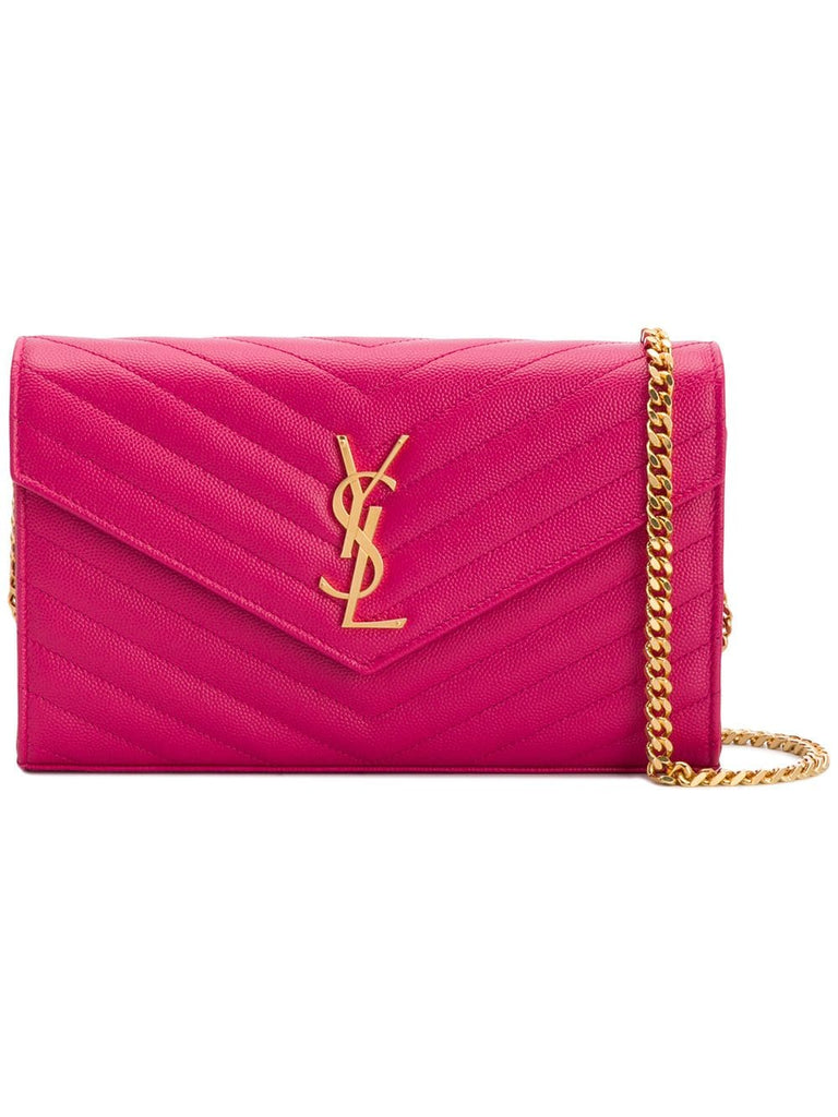 Monogram logo shoulder bag