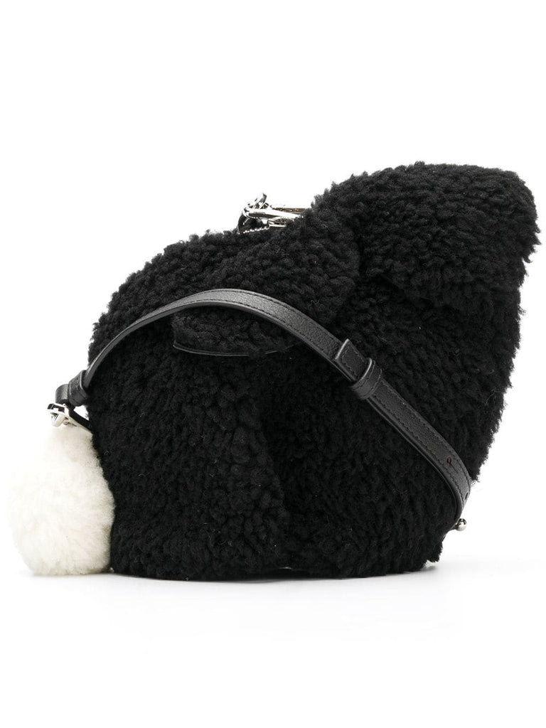 Bunny shearling mini bag