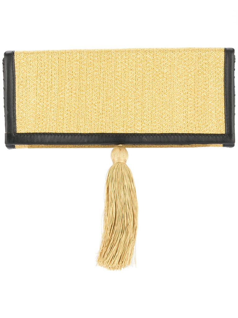 tassel clutch bag