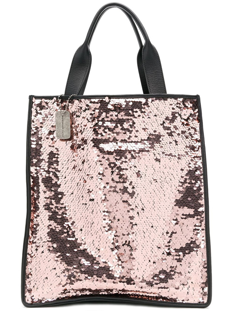 Faith Connexion x Kappa sequinned tote bag