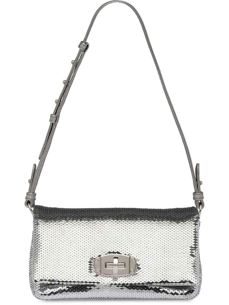 sequin shoulder bag