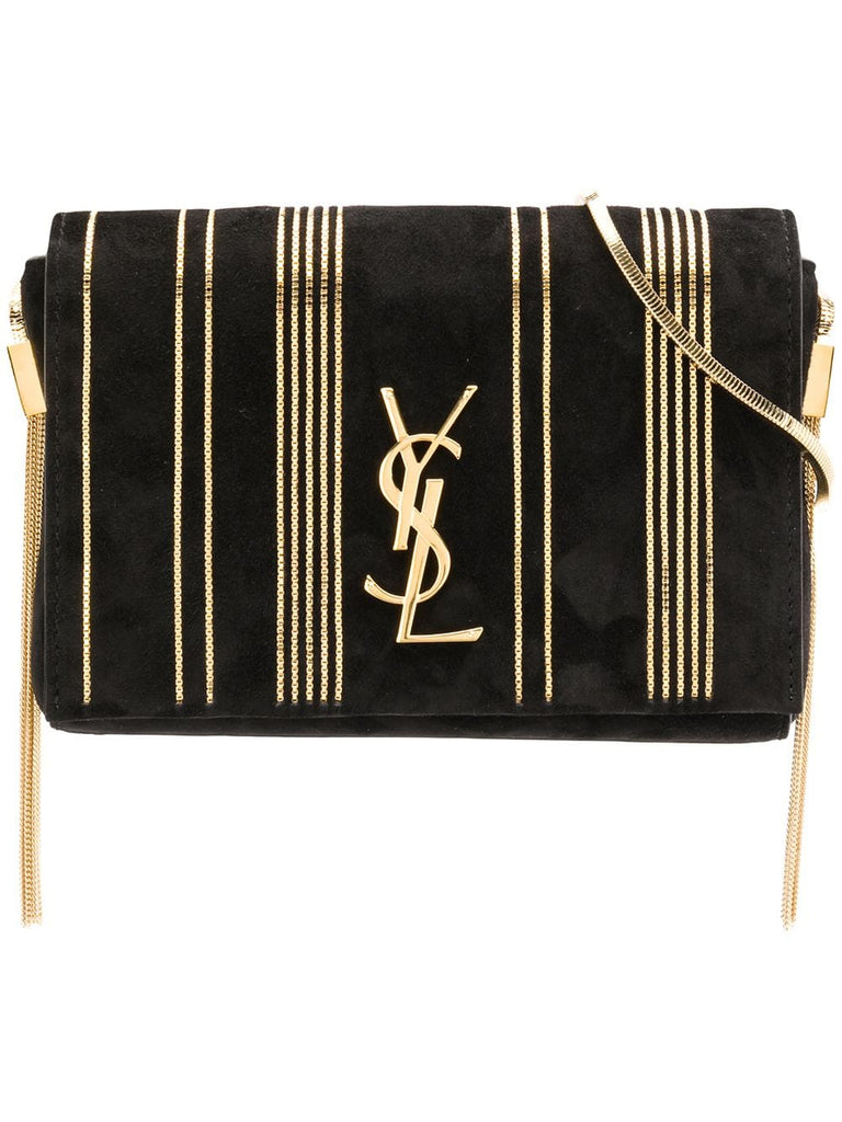 striped square crossbody bag