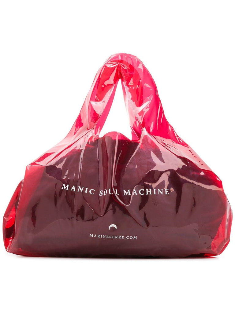 plastic shopper tote bag