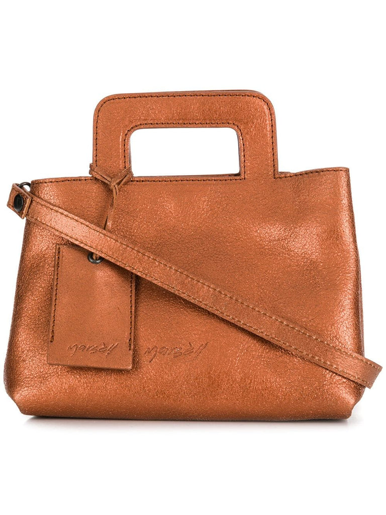 flat handle tote