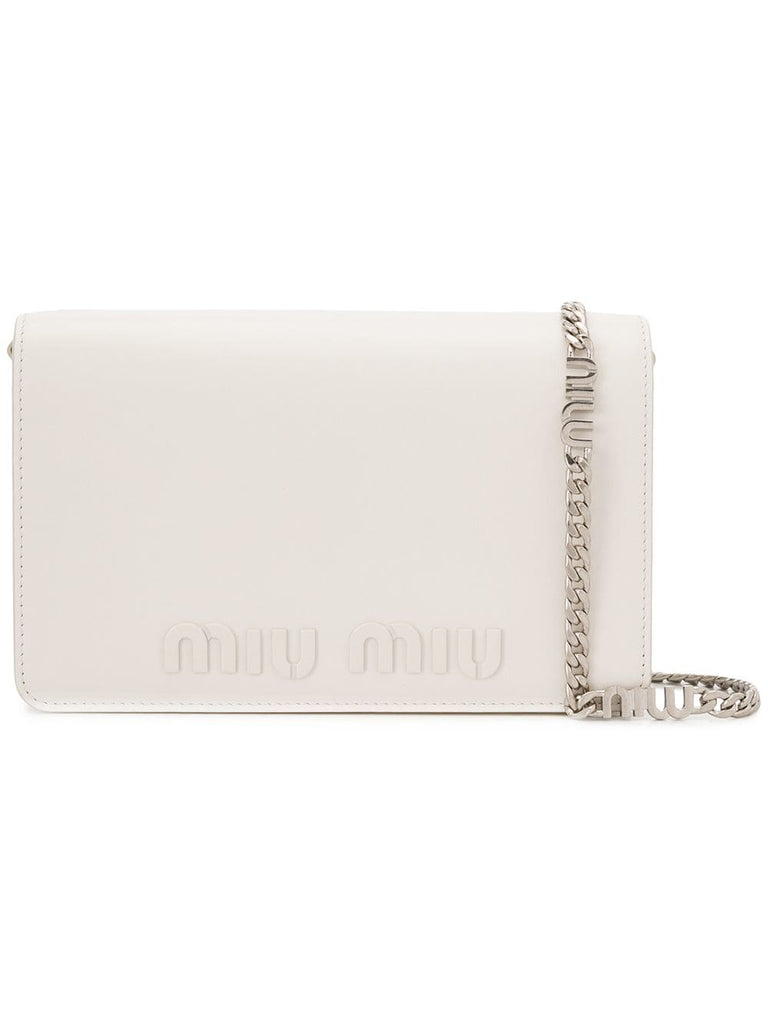 logo plaque crossbody bag