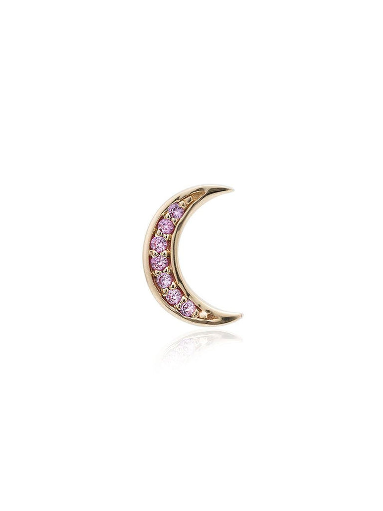 Luna Sapphire Yellow Gold Earring