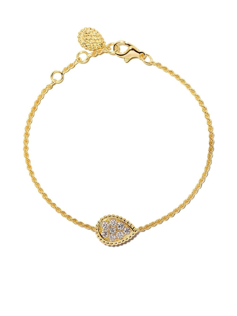 18kt yellow gold Serpent Bohème diamond bracelet