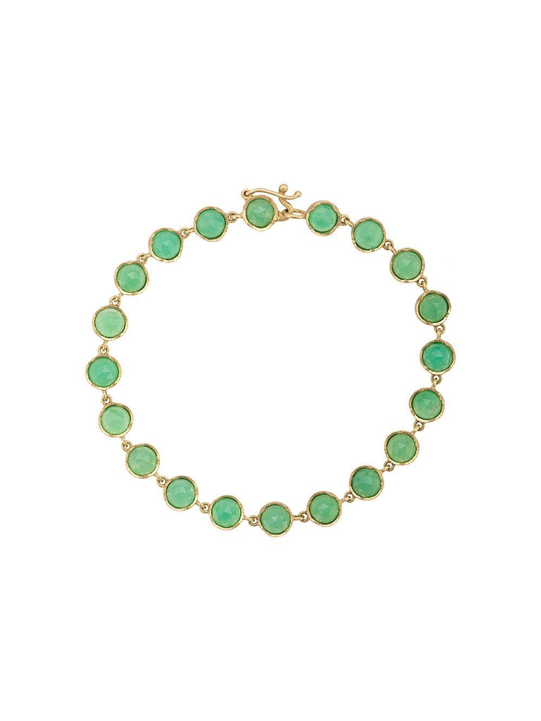 18kt yellow gold chrysoprase bracelet