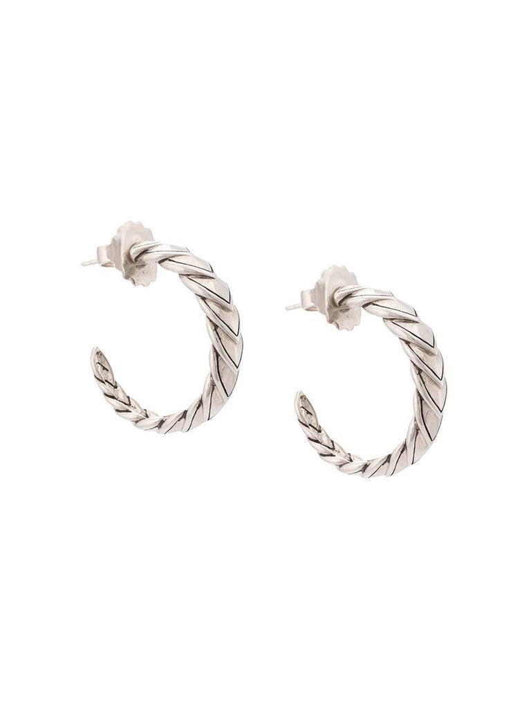 Legends Naga hoop earrings