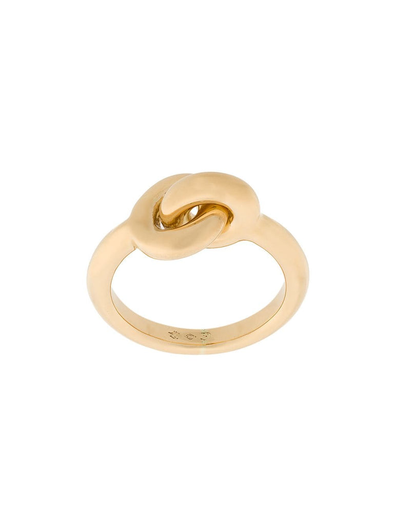 18kt yellow gold Maxi Twin ring