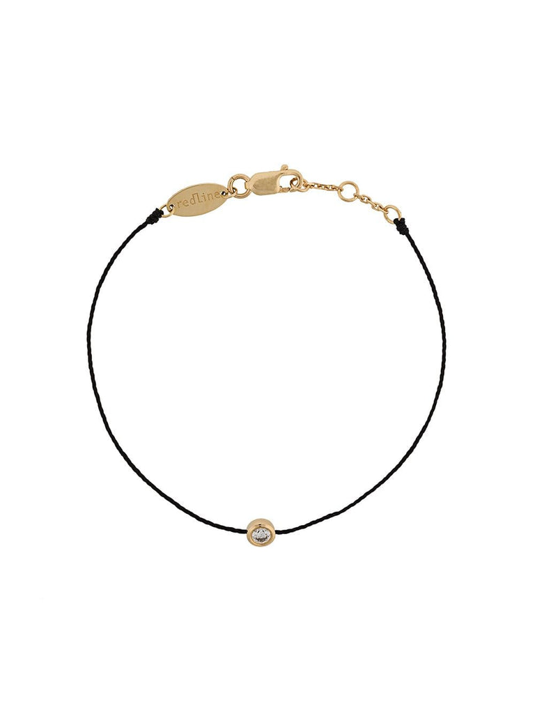 18kt gold and diamond string bracelet