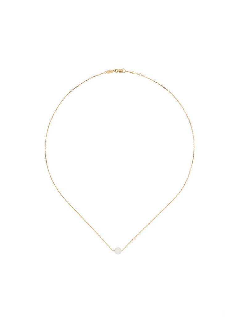 18kt gold pearl pendant necklace