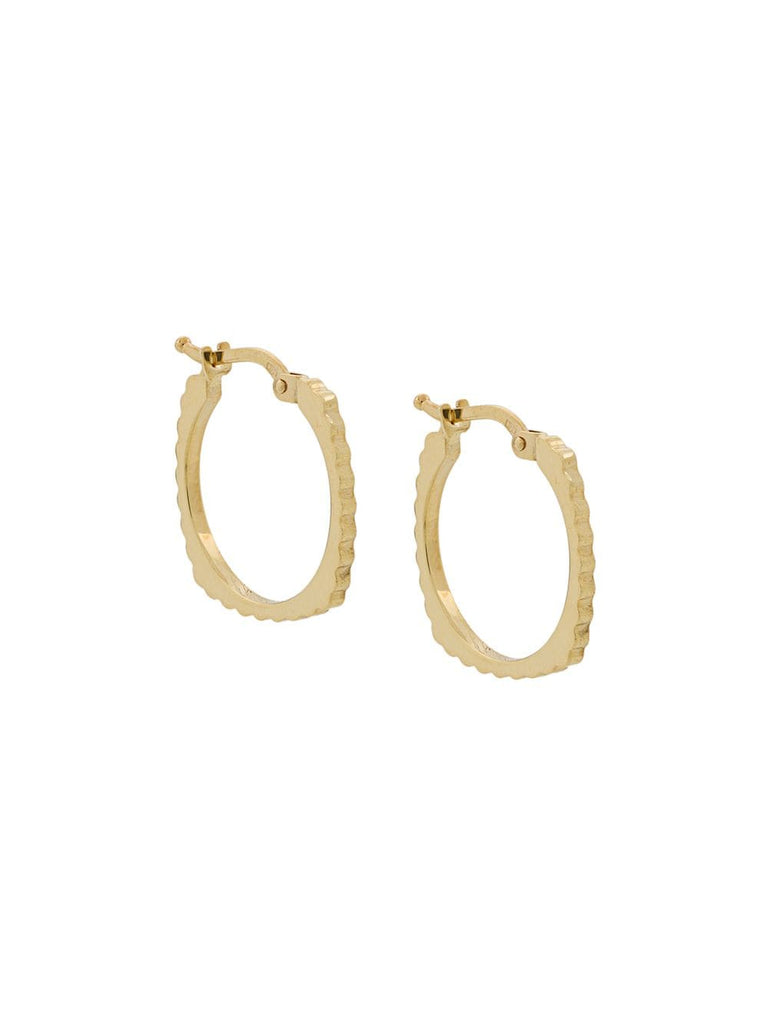 9kt yellow gold Aro Rueda B earrings