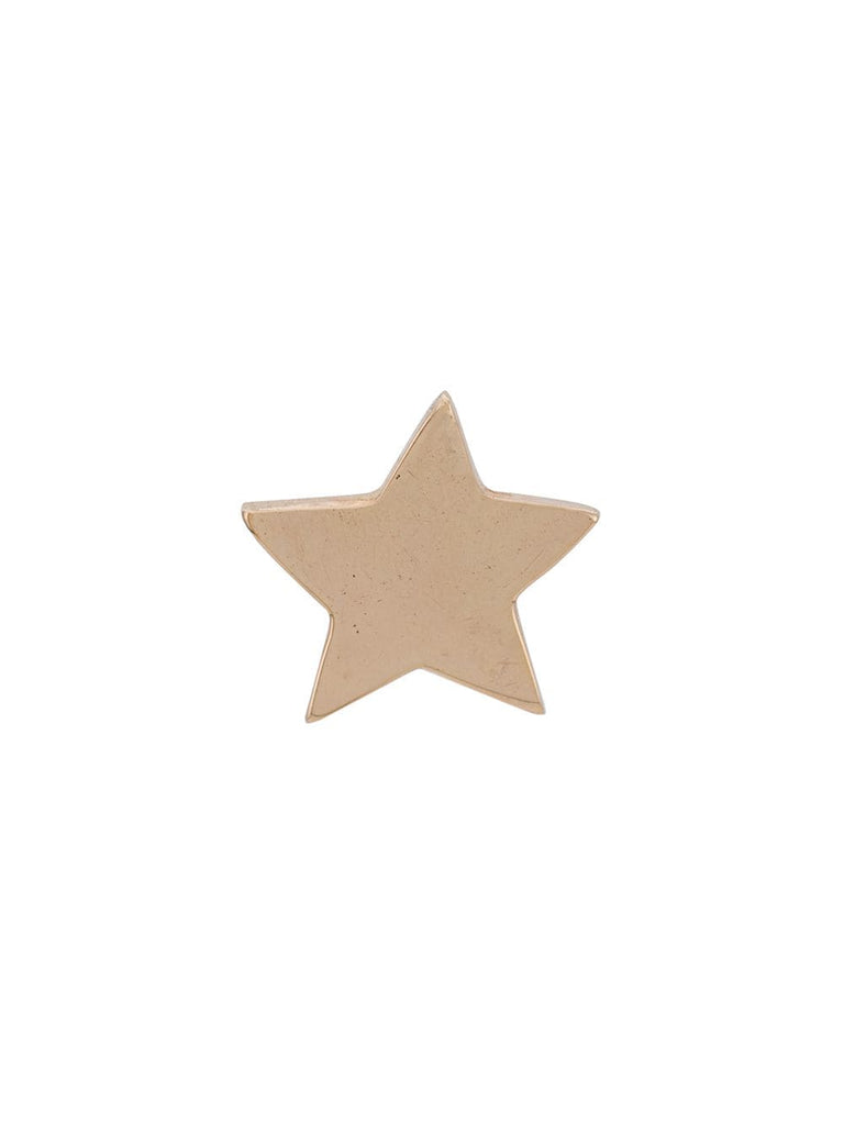 18kt rose gold star stud earring