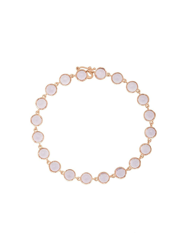 18kt rose gold and Rose de France bracelet