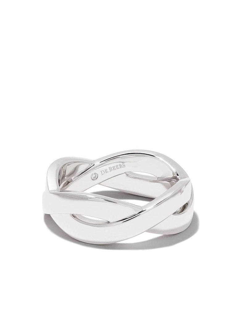 18kt white gold Infinity 5mm band