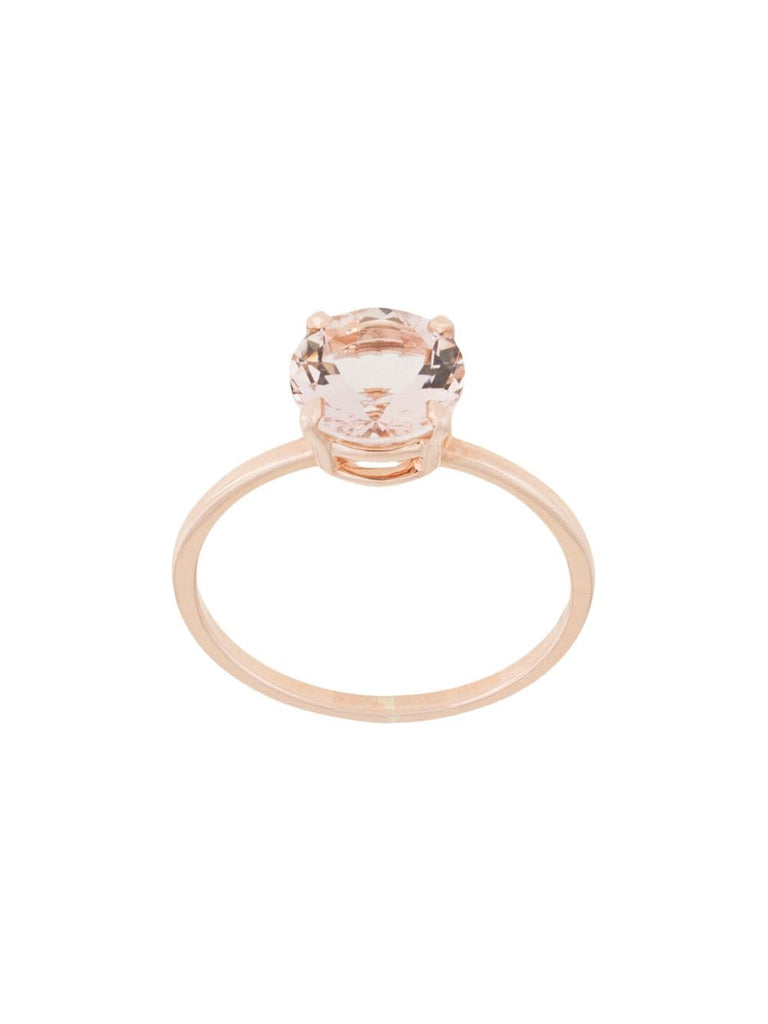 14kt rose gold precious morganite ring