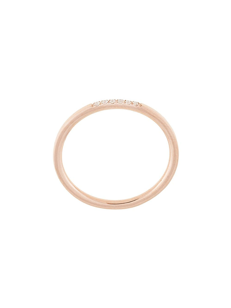 14kt rose gold Six Stone Diamond Queenie ring