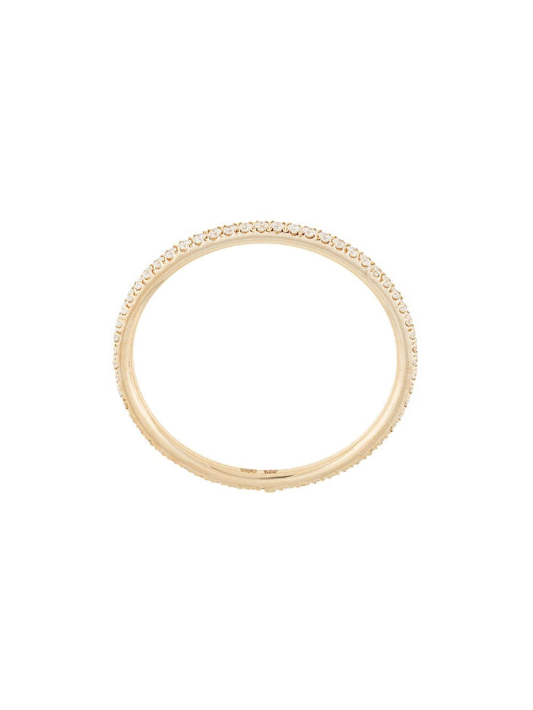 14kt yellow gold Queenie full diamond band