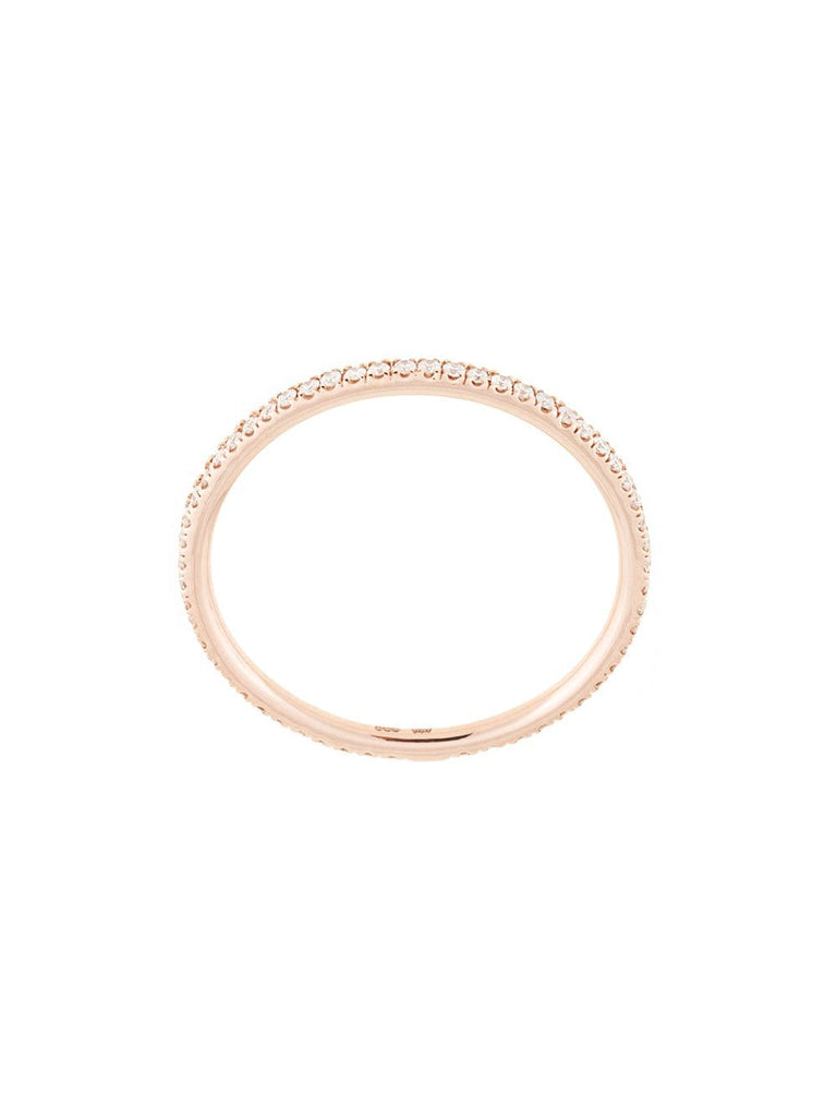 14kt rose gold Queenie Full Diamond ring