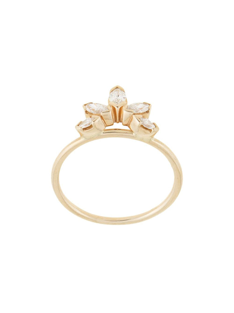 14kt yellow gold Diamond Sun ring