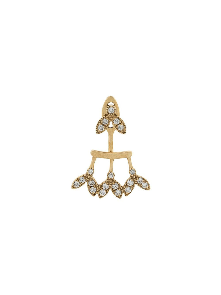 18kt gold and diamond earring